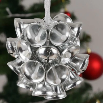 2.8 Cm 12li Gümüş Plastik Çan