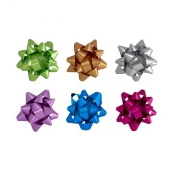 4,5 cm Hediye Paketi Süsü Metalik Mat Karışık Renkli 250 Ad 