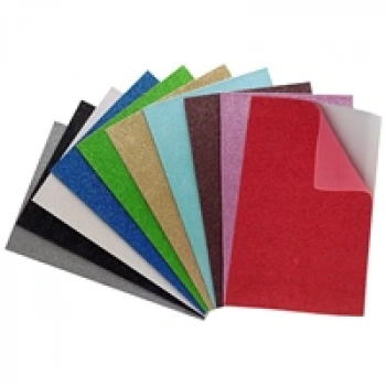 50x70 Eva Tabaka 10lu -Simli Yapışkanlı Karışık-