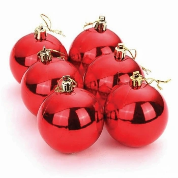 8 Cm 6Lı Top Kırmızı