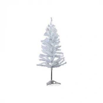 90 Cm Beyaz Plastik Ayak Yılbaşı Ağacı (90 Dal)