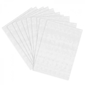 A4 Eva Tabaka 10lu -Simli Beyaz-