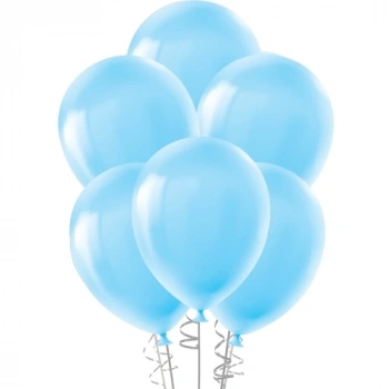 Açık Mavi Pastel Balon 12 100lü