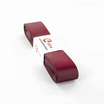 Bordo Renk 3 Cm Saten Kurdele