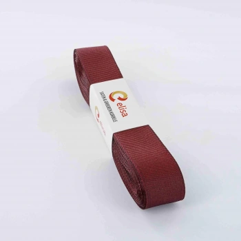 Bordo Renk Grogren Kurdele 2 cm - 10 m