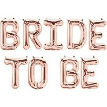 Bride To Be Rose Gold Folyo Balon Set 16 İnç