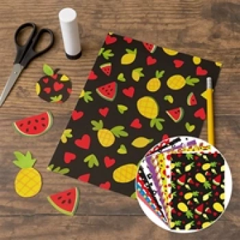 Bristol Karton 50x70 10lu Desenli