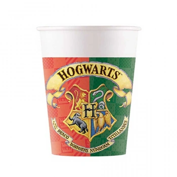 Harry Potter Hogwarts Karton Bardak 200ml 8li