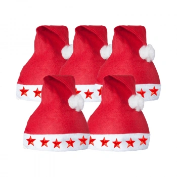 Işıklı Yılbaşı Şapka 5 adet