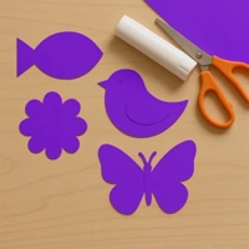 Kika Fon Kartonu 100gr 50x70 -Mor