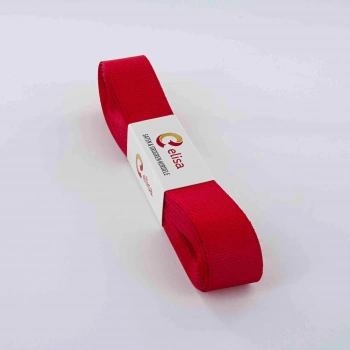 Kırmızı Renk Grogren Kurdele 2 cm - 10 m