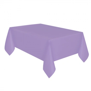 Makaron Lila Masa Örtüsü 135*270cm 30mik