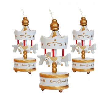 Mini Carousel Dekor Süs 8cm