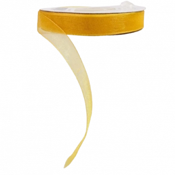 Organze Sarı-Gold Renkli Kurdele 10mm.
