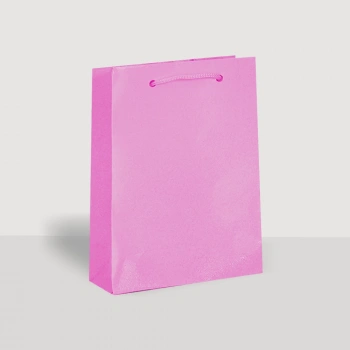 Pembe Karton Çanta 11x16,5cm