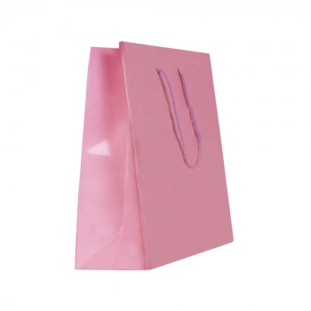 Pembe Karton Çanta 20x25