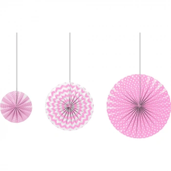 Pembe Yelpaze Süs Seti