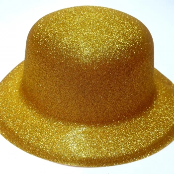 Plastik Gold Simli Şapka