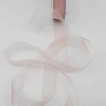 Pudra Renkli Organze Kurdele 20 mm.