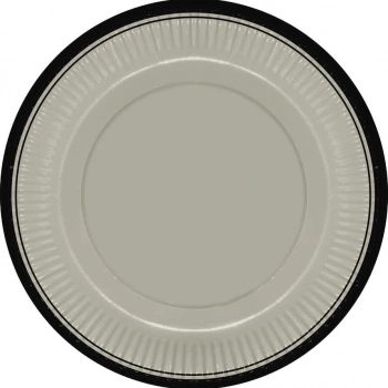 Retro Serisi Vanilya Çiçeği Karton Tabak