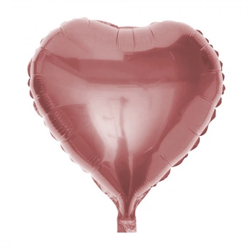 Rose Gold Kalp Folyo Balon 18