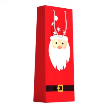 Santa Claus Karton Çanta 12x35