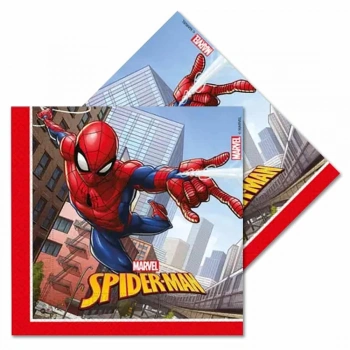 Spiderman Crime Fighter Peçete 33*33cm 8 li
