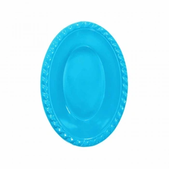 Turkuaz Plastik Oval Kase