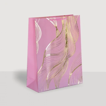 Varaklı Lüks Karton Çanta 31x40 cm