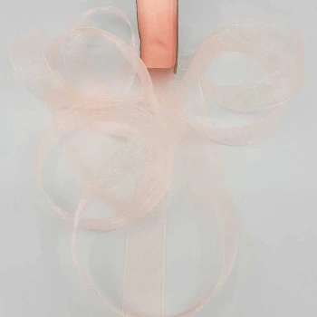 Yavruağzı Renkli Organze Kurdele 20 mm.