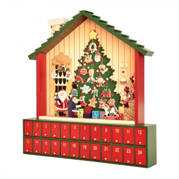 Yılbaşı Ahşap Dekor -Yılbaşı Süpriz Takvimi-