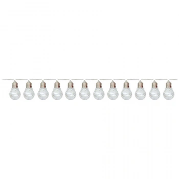 Yılbaşı Gün Işığı Sıralı 12 Led Ampul 3 m