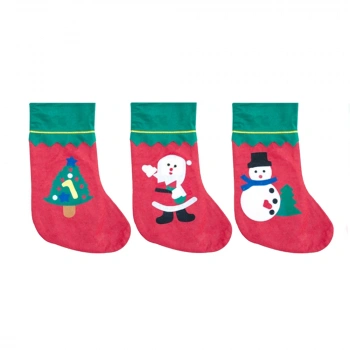Yılbaşı Temalı Büyük Çorap 1 adet