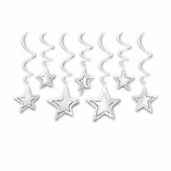Yıldız Sedef 3D Tavan Süs 10 lu