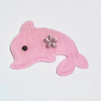 Yunus Pembe Süsleme Kumaş Sticker 100 Adet