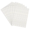 50x70 Eva Tabaka 10lu -Simli Beyaz-