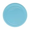 Açık Mavi 8li Karton Tabak 23 cm