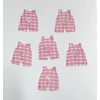 Bebek Tulumu Pembe Süsleme Kumaş Sticker 25 Adet