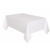 Beyaz Plastik Masa Örtüsü 137*270 cm 30 mikron