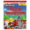 Firefighters Happy Birthday Harf Afiş