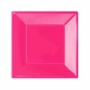 Fuşya Plastik Kare Tabak