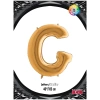 G Harf Altın Folyo Balon 40