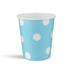 Mavi Puantiyeli Karton Bardak 8li