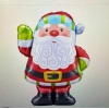 Noel Baba Şekil Folyo Balon 89-75 cm