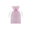 Pembe Renk 12*14 cm Organze Tül Kese  100 Adet