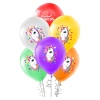 Rainbow Unicorn Baskılı Pastel Balon 12