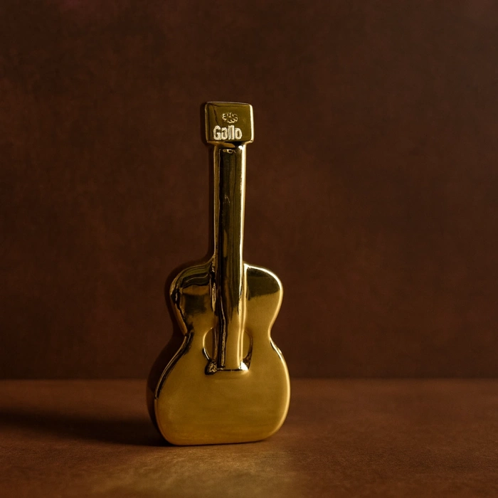 GOLD GİTAR SERAMİK OBJE 17x7