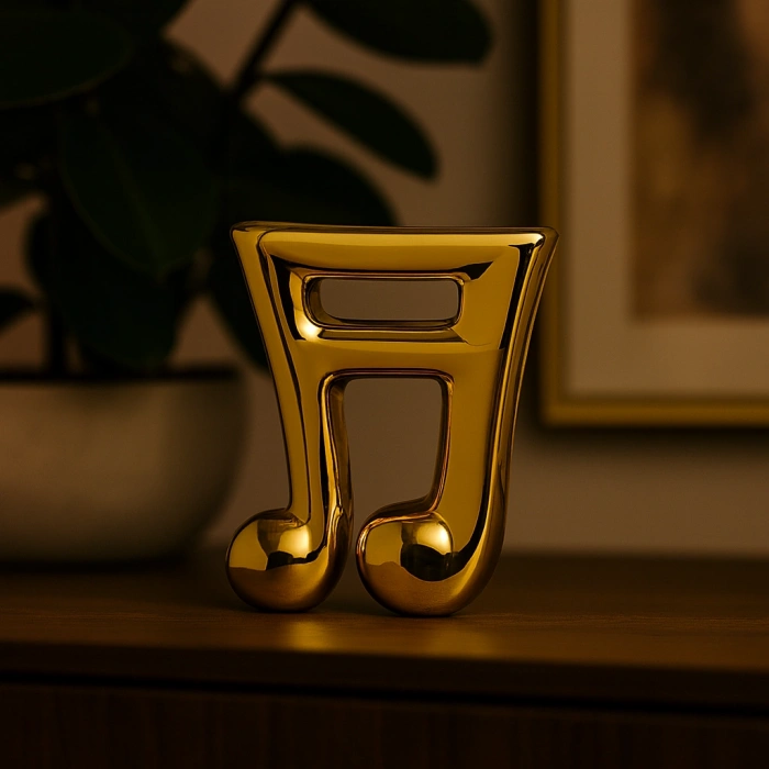 GOLD NOTA 2 DEKORATİF SERAMİK OBJE 17x7