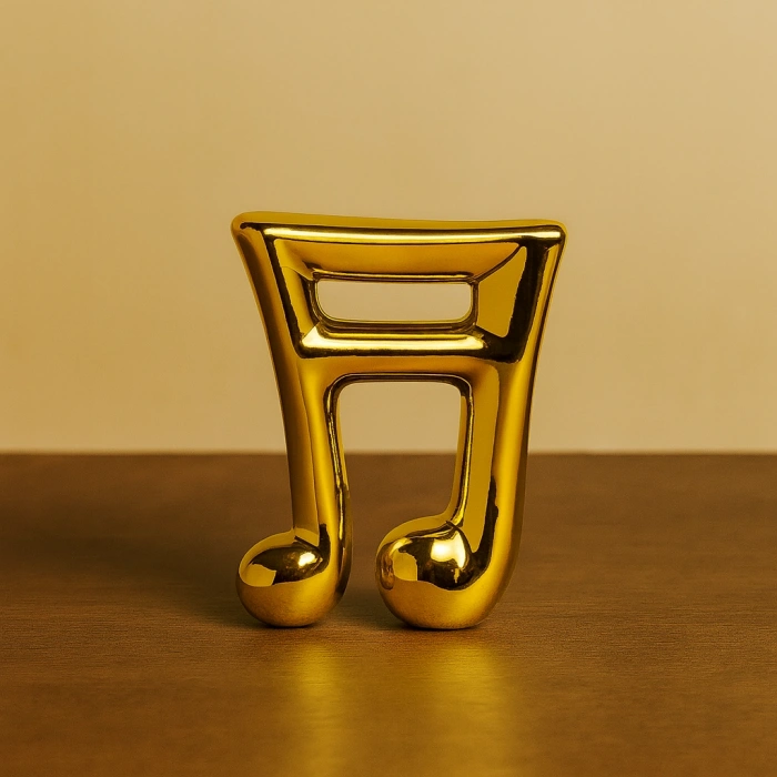 GOLD NOTA 2 DEKORATİF SERAMİK OBJE 17x7