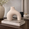 Modern Arch Formlu Seramik Dekoratif Vazo 28*28